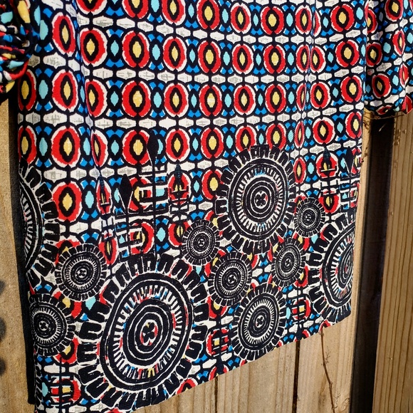 Laundry by Shelli Segal Geometric Split-Sleeve - Picture 4 of 5